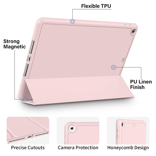 Funda para iPad air de 3 generación de 10,5 pulgadas 2019, f