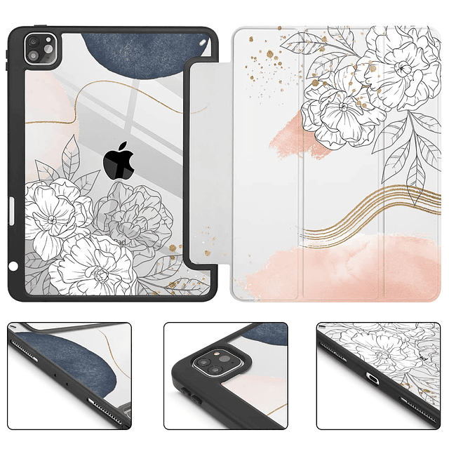 Funda para iPad Pro de 12,9 pulgadas M2 2022 2021 2020 2018