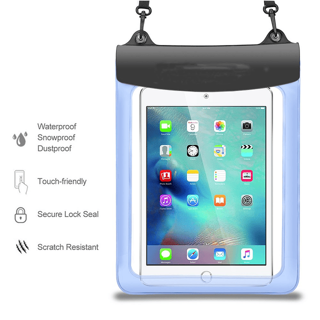 Funda impermeable universal para tableta de 9,7 a 11 pulgada