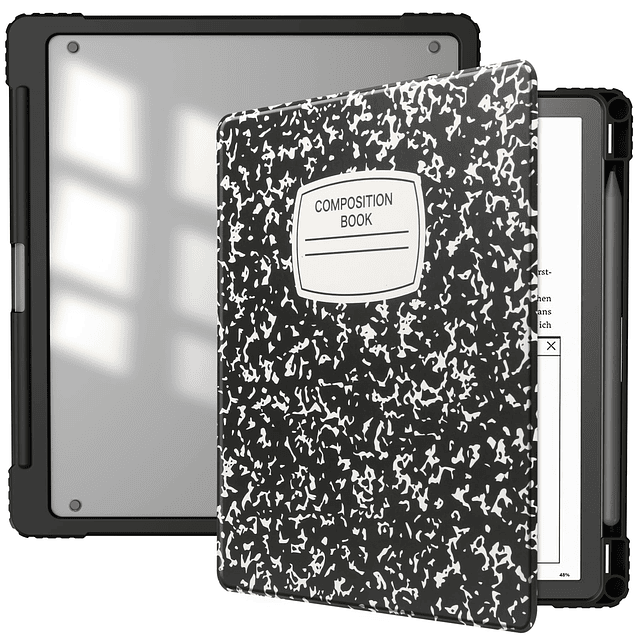 HGWaLP Funda transparente delgada para Kindle Scribe de 10,2