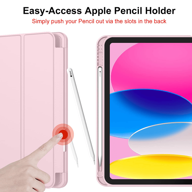 - Funda para iPad de 10 generación 2022 de 10,9 pulgadas con