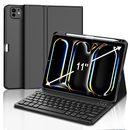 JaDEMaLL Funda para iPad Pro de 11 Pulgadas con Teclado M4 5