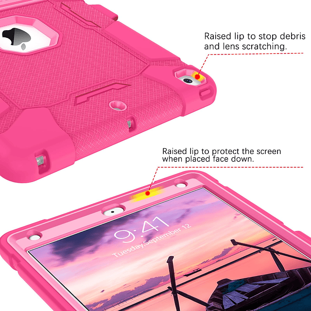 Funda para iPad de 9 generación, iPad de 8 y 7 generación, r