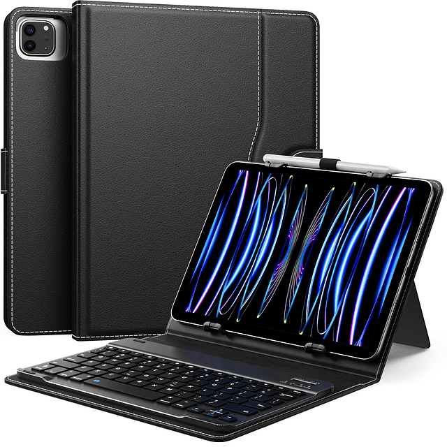 Funda universal para tableta con teclado para tabletas de 9"