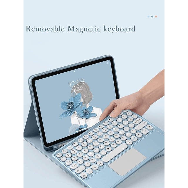 Funda para teclado con panel táctil para iPad de 10 generaci