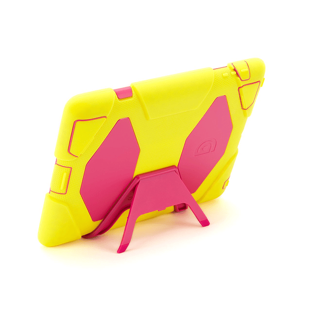 Estuche todoterreno Citron/Pink Survivor + soporte para iPad