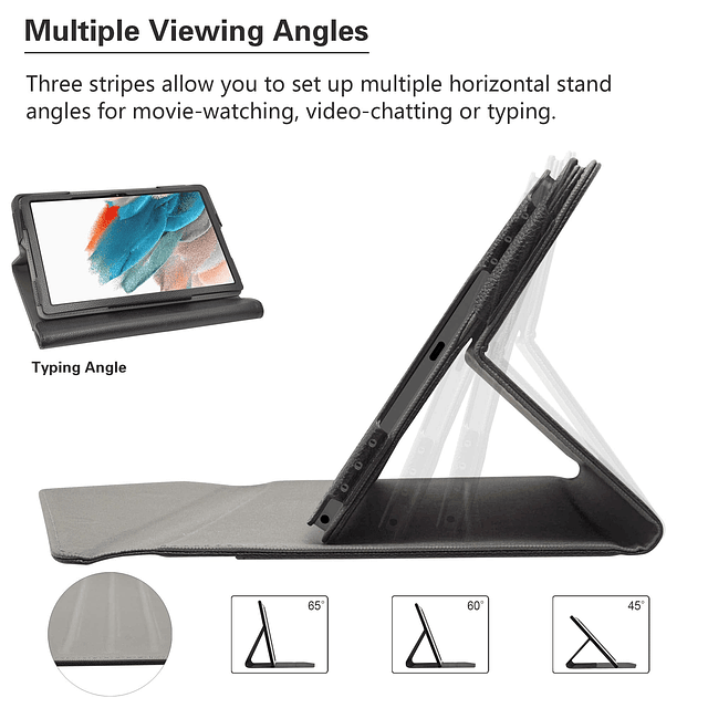 alapmk Funda para Galaxy Tab a8 10.5, Funda con Soporte en F