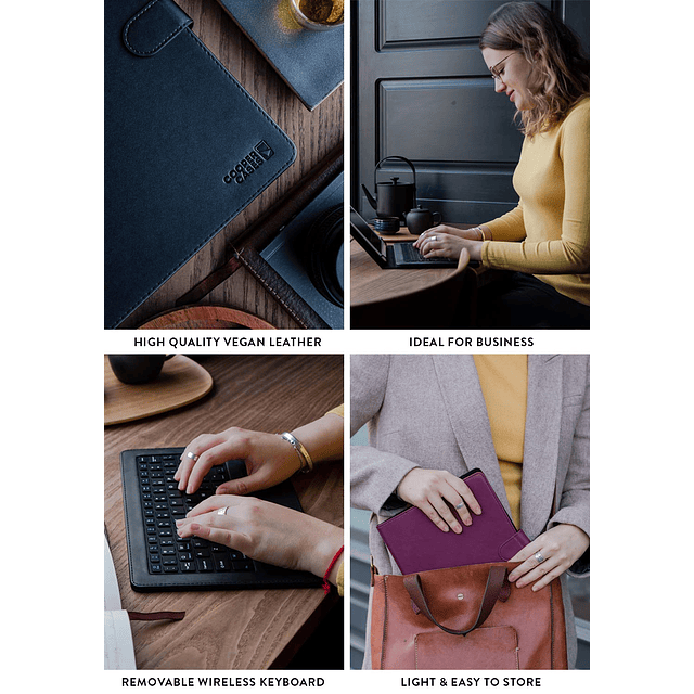 Cooper Infinite Executive Funda con teclado para tabletas de