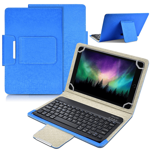 Funda universal para tableta android de 10,1 pulgadas con te