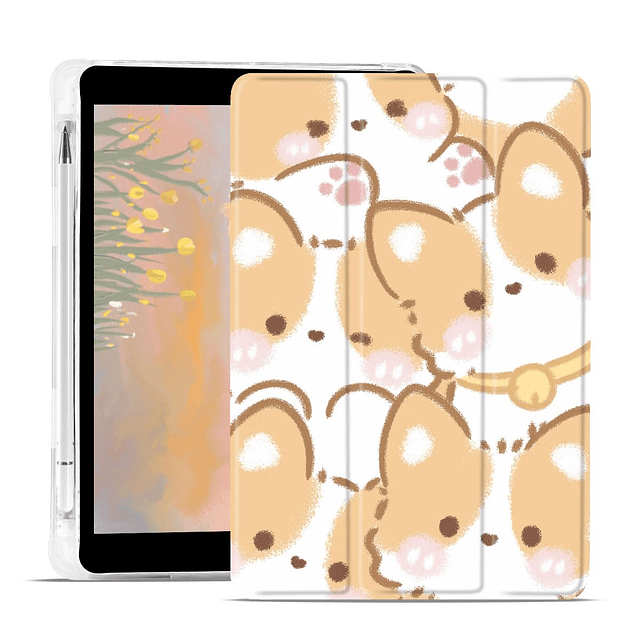 JOYLaND Lindo Corgi Pad Funda para iPad de 10,2 pulgadas 9a/