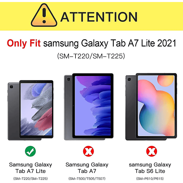 Funda Samsung Galaxy Tab a7 Lite de 8,7 pulgadas 2021 para n