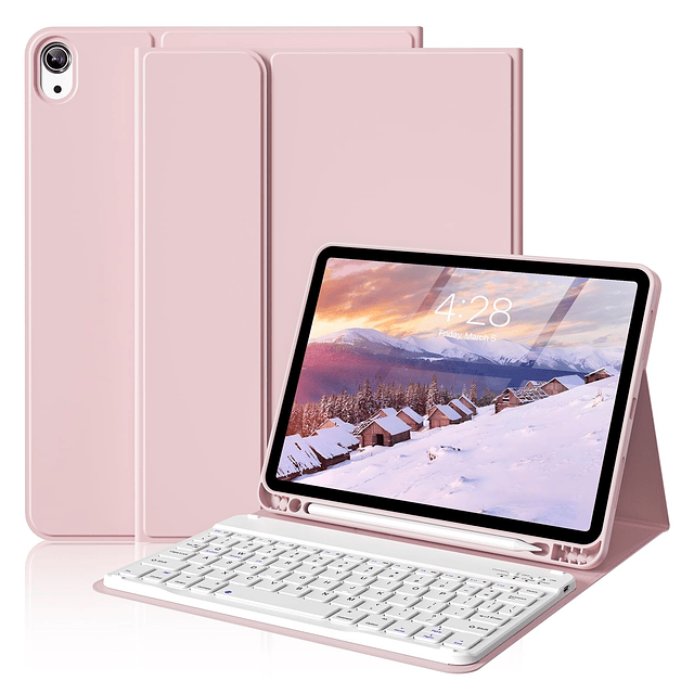 Funda con teclado para iPad air de 6 generación de 11 pulgad