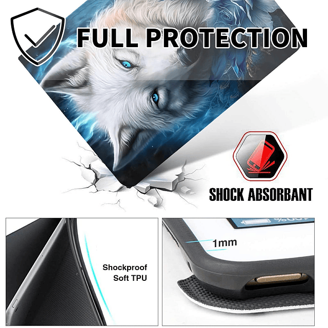 Funda para Samsung Galaxy Tab S9+ Plus 2023 SM-X810/SM-X816B