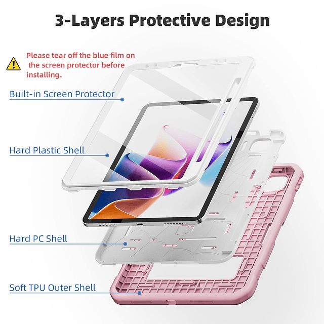 Funda para iPad Pro de 12,9 Pulgadas 6a/5a/4a/3a Generación