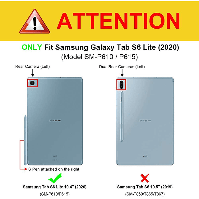 aLILaNG Funda para Samsung Galaxy Tab S6 Lite 10.4 Pulgadas