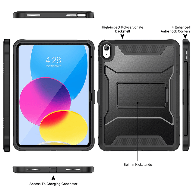 Funda para iPad de 10 generación de 10,9 pulgadas 2022, con