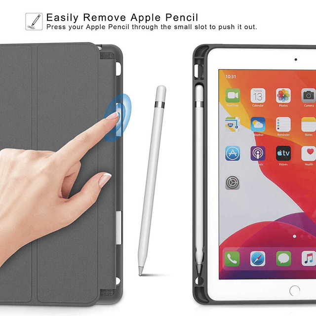 Hepix Funda para iPad 9, 8 y 7 generación, iPad 10.2 con por