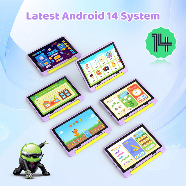 CHOFSLIa Tableta para niños android 14, tableta con procesad