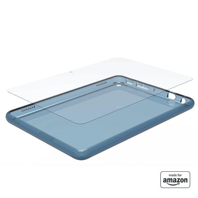 Funda transparente hecha para amazon y protector de pantalla