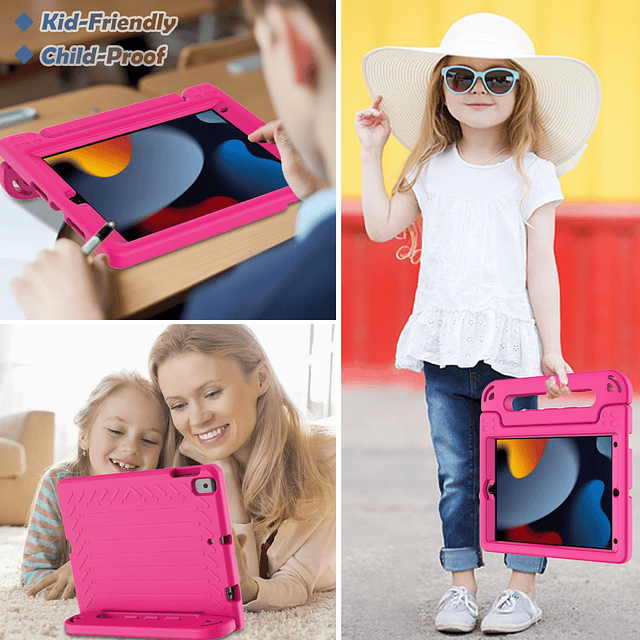 Funda para niños para iPad 9/8/7 generación de 10,2 pulgadas