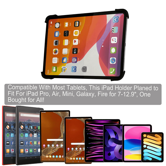 Soporte para tableta para automóvil compatible con iPad Gala