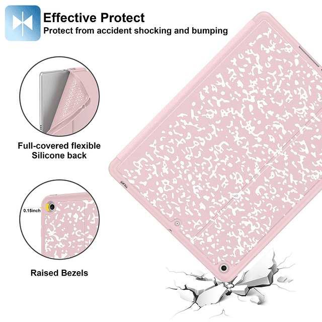 Funda para iPad 9/8/7 generación de 10,2 pulgadas modelo 202