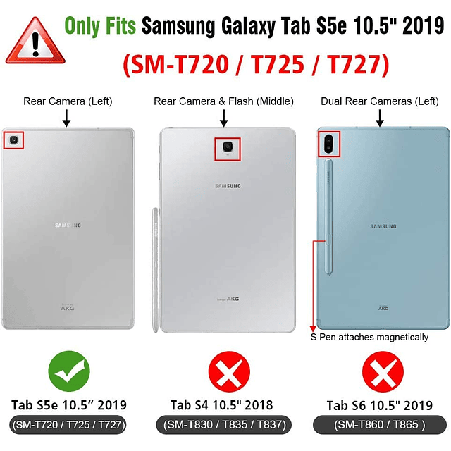 aLILaNG Funda para Samsung Galaxy Tab S5e 10.5 Pulgadas 2019