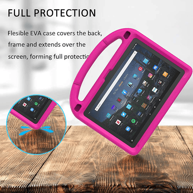 Funda para tableta Fire HD 10 y HD 10 Plus para niños 13/11