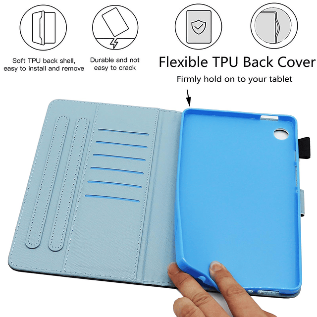 Funda para Samsung Galaxy Tab a9 de 8,7 pulgadas Modelo SM-X