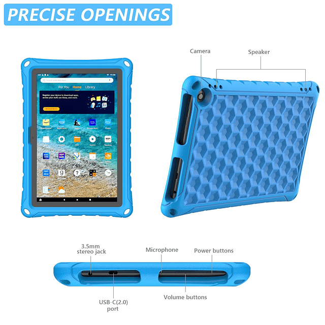 Nueva funda para tableta amazon Fire HD 10 y Fire HD 10 Plus