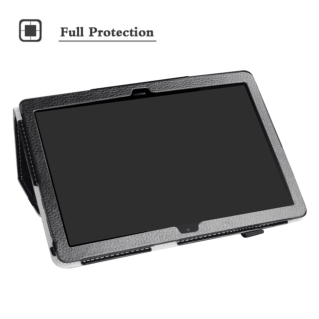 Funda para tablet MediaPad T5, de piel sintética con 2 sopor