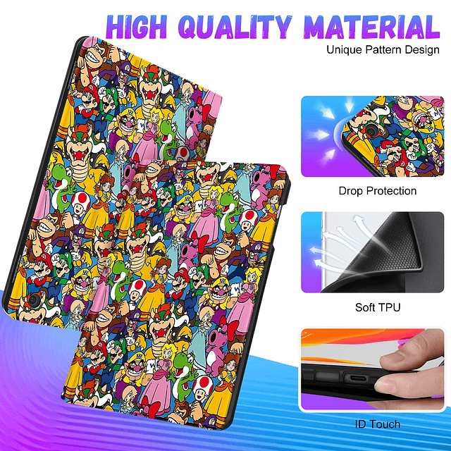 Trendy Fun for Fire HD 8/8 Plus Funda para tableta de 8" 12/