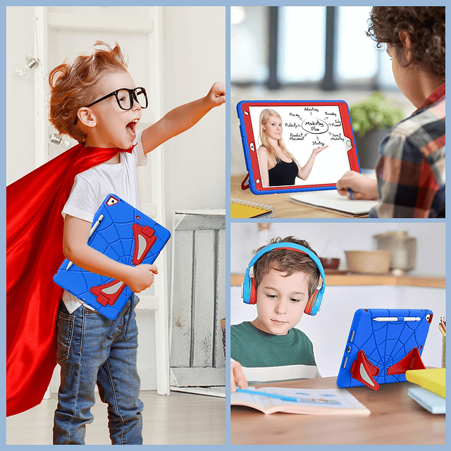 Funda para niños para iPad de 10,2 pulgadas 2021/2020/2019,