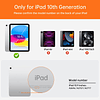 Funda con teclado compatible con iPad de 10 generación: sopo