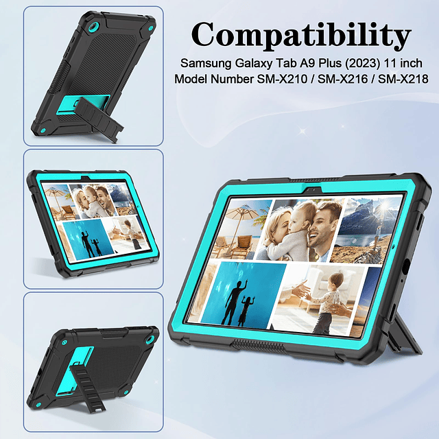 Funda para Samsung Galaxy Tab a9+ Plus 2023 SM-X210/X216/X21