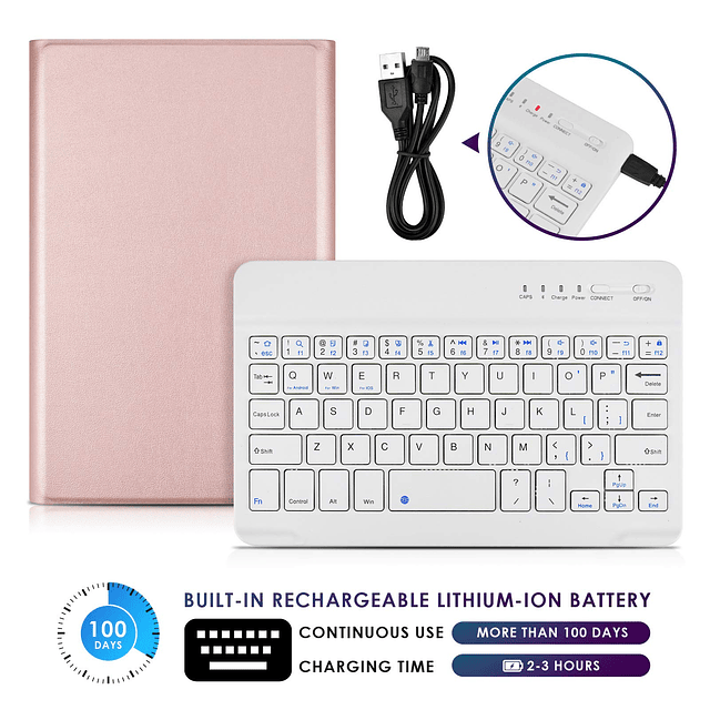 Funda con teclado para Samsung Galaxy Tab a 8.0" 2019 SM-T29