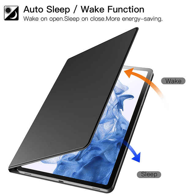 Funda para Samsung Galaxy Tab S7 FE/S8 Plus/S7 Plus de 12,4"