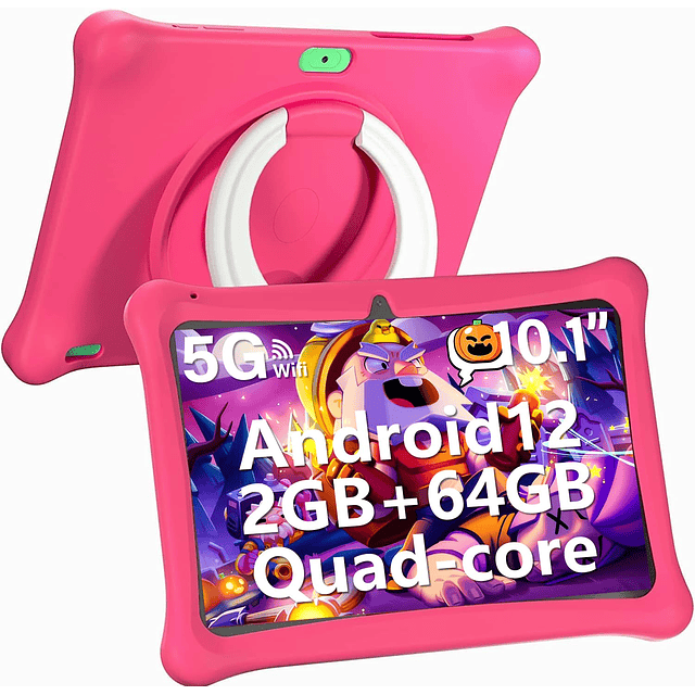 Tablet para niños 2 GB RaM 64 GB ROM, tableta de 10 pulgadas