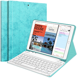 Funda con teclado con portalápices para iPad air de 3 genera