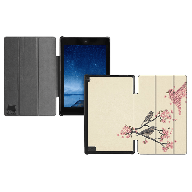 Funda para tableta Fire con diseño "Blossom Bird"