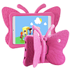 Funda para iPad para niños, 3D Cartoon Butterfly, EVa no tóx