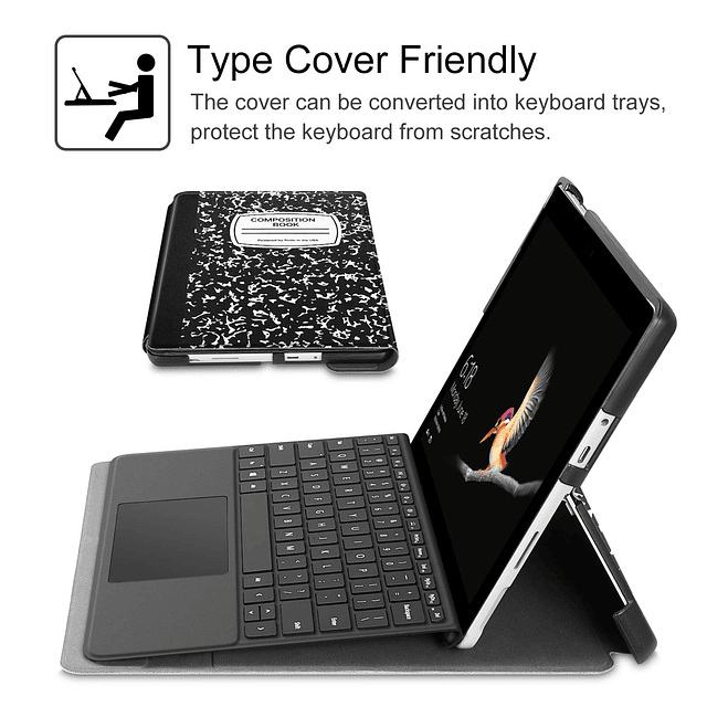 Funda para tableta Microsoft Surface Go 4 2023 / Go 3 2021 /