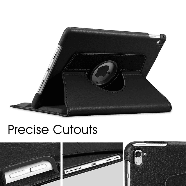 Funda para iPad Pro de 9,7 a 360 grados con soporte giratori