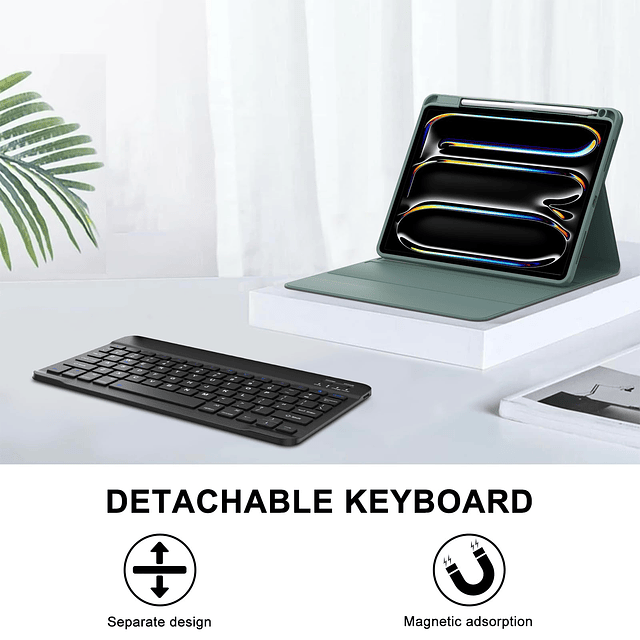 Funda con teclado para iPad Pro de 11 pulgadas M4 2024, para