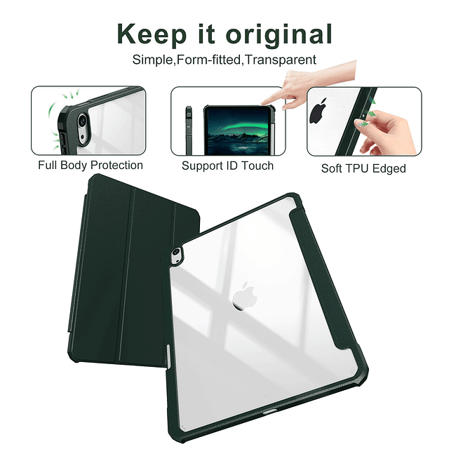 Funda para iPad air de 6 generación de 11 pulgadas M2 2024,