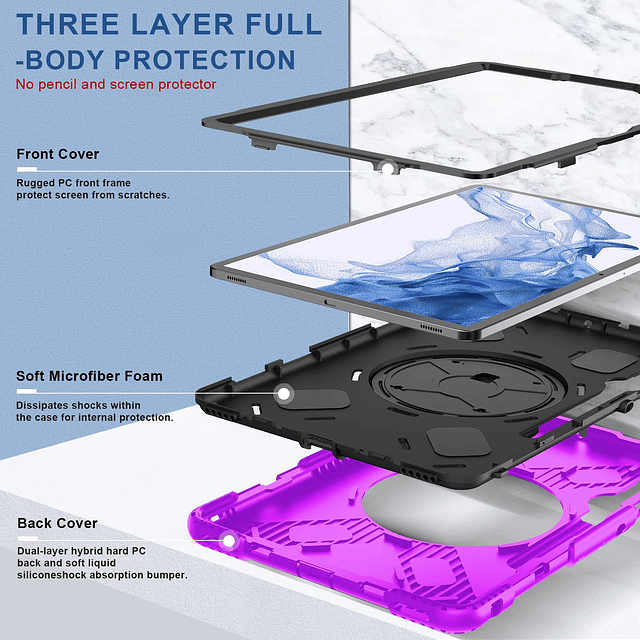 Funda para Samsung Galaxy Tab S8 Plus 2022: Funda Protectora