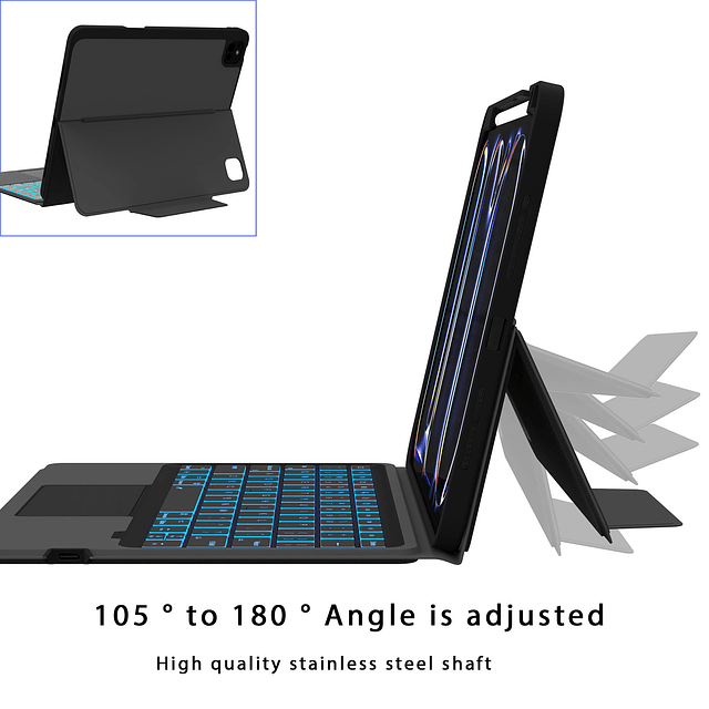 Funda con teclado para iPad Pro de 11" M4 2024 - Funda tipo