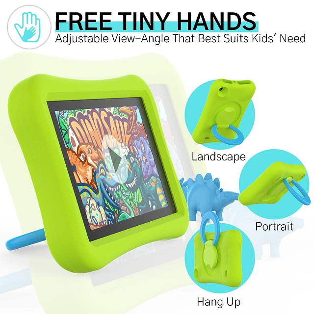 PEPKOO Funda Infantil para Tablet Fire 7 - 9 7 5 Generación