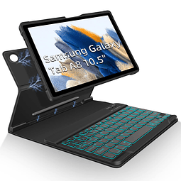 Funda con teclado retroiluminado para Samsung-Galaxy-Tab a8