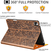 Funda de Cuero Genuino para iPad Pro de 11 Pulgadas M4 2024